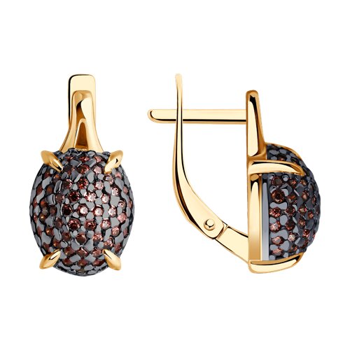 Серьги Diamant - Серебро 925, Фианит (арт. 93-120-01992-2)