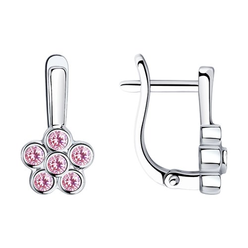 Серьги SOKOLOV - Серебро 925, Фианит (арт. 94023645)