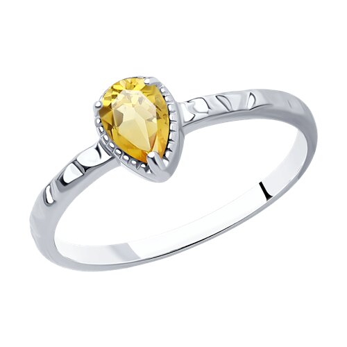 Кольцо SOKOLOV - Серебро 925, Цитрин (арт. 92012085)