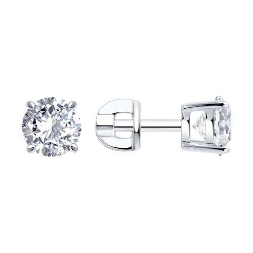 Серьги SOKOLOV - Серебро 925, Бриллианит (арт. 94027752)