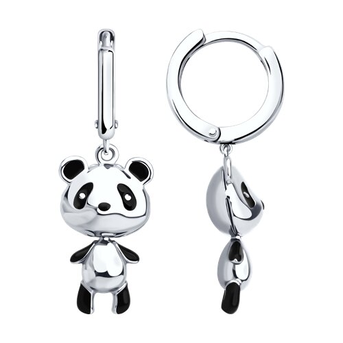 Серьги SOKOLOV - Серебро 925, Эмаль (арт. 94026812)