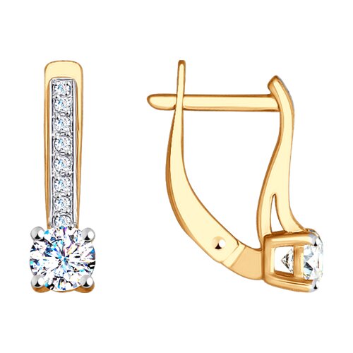 Серьги SOKOLOV - Золото 375, Фианит (арт. 31-120-00191-1)