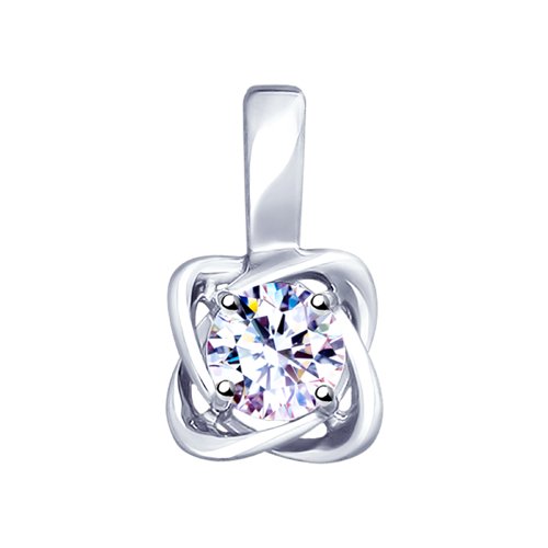 Подвеска SOKOLOV - Серебро 925, Фианит (арт. 94032138)