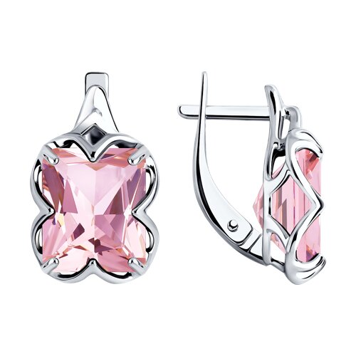 Серьги SOKOLOV - Серебро 925, Фианит (арт. 92021365)