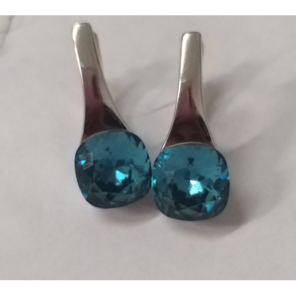 Серьги Фиделис - Серебро 925, Фианит (арт. SET13022E-bl1)