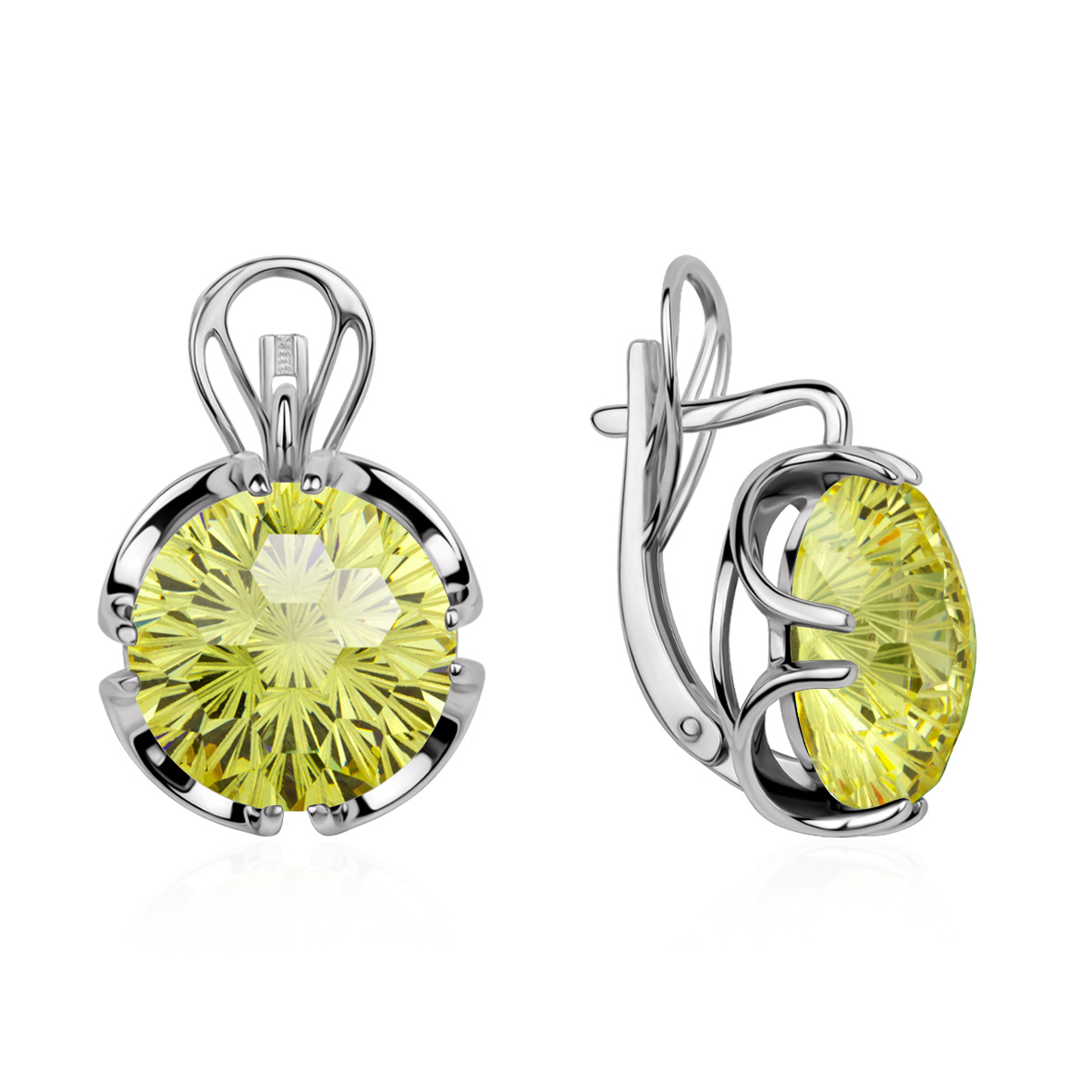 Серьги KRASNOE - Серебро 925, Фианит (арт. 2340206383-1-65)