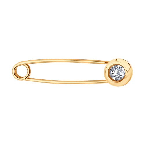 Булавка Diamant - Серебро 925, Фианит (арт. 93-140-02696-2)