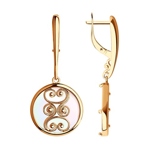 Серьги SOKOLOV - Серебро 925, Перламутр (арт. 93020675)