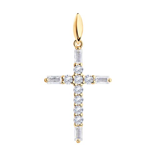 Подвеска SOKOLOV - Серебро 925, Фианит (арт. 93030282)