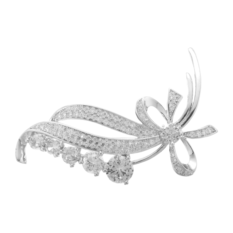 Брошь Мастер Клио - Серебро 925, Фианит (арт. 22В135176)