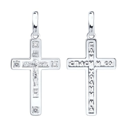 Подвеска SOKOLOV - Серебро 925, Фианит (арт. 94120162)