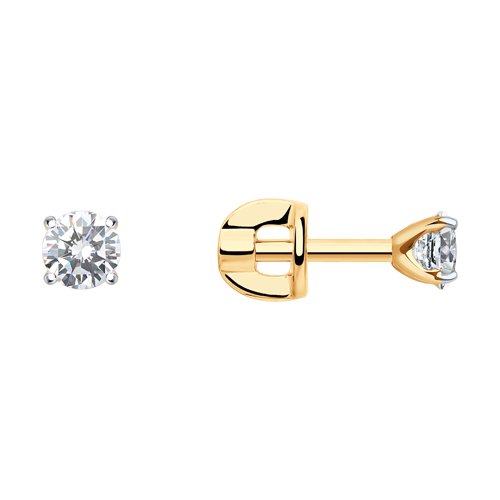 Серьги SOKOLOV - Золото 375, Фианит (арт. 026934-4)