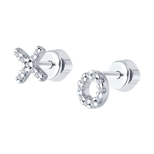 Серьги SOKOLOV - Серебро 925, Фианит (арт. 94026666)