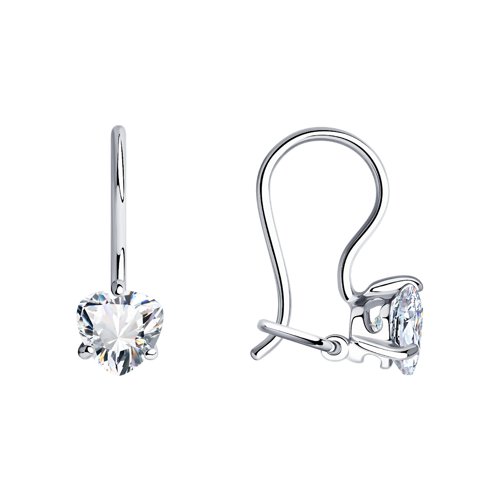 Серьги SOKOLOV - Серебро 925, Фианит (арт. 94020577)