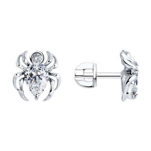 Серьги SOKOLOV - Серебро 925, Фианит (арт. 94026650)