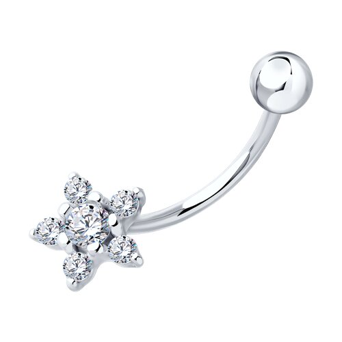 Пирсинг Diamant - Серебро 925, Фианит (арт. 94-160-02012-1)