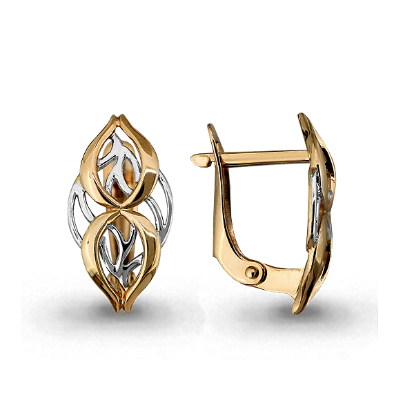 Серьги Аквамарин - Золото 585 (арт. 33019.1)