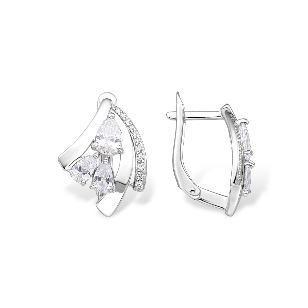 Серьги EFREMOV - Серебро 925, Фианит (арт. 12100114015-501)