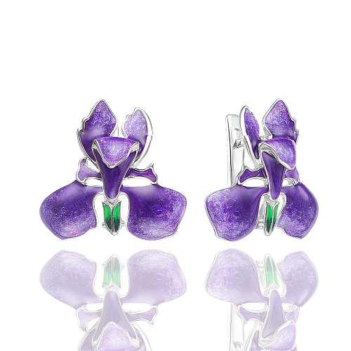 Серьги Мириада - Серебро 925, Эмаль (арт. 902021079)