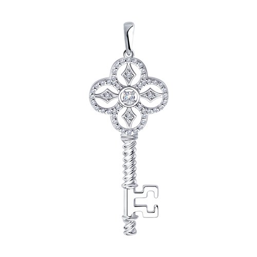 Подвеска Diamant - Серебро 925, Фианит (арт. 94-130-01015-1)