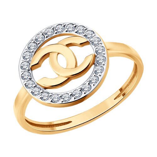 Кольцо Diamant - Золото 585, Фианит (арт. 51-110-02979-1)