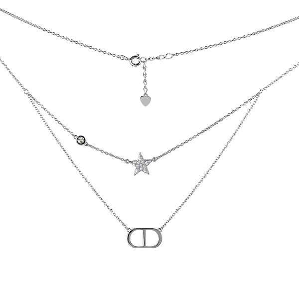 Колье Фиделис - Серебро 925, Фианит (арт. C1-SD-10076)