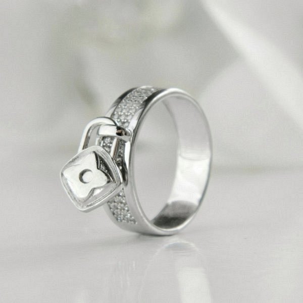Кольцо Галатея - Серебро 925, Фианит (арт. 2920.1)