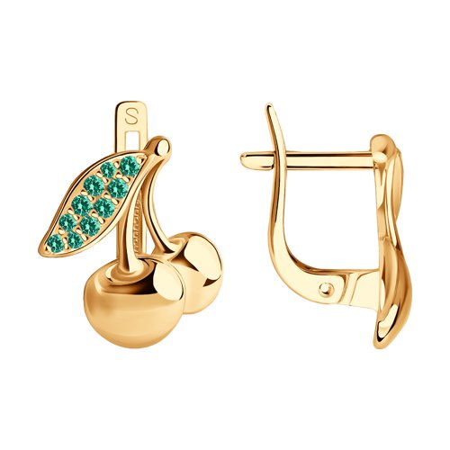 Серьги SOKOLOV - Серебро 925, Фианит (арт. 93020149)