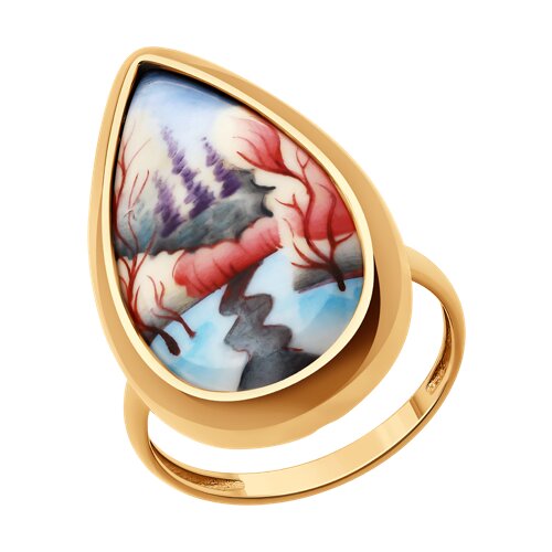 Кольцо SOKOLOV - Серебро 925, Финифть (арт. 93011119)