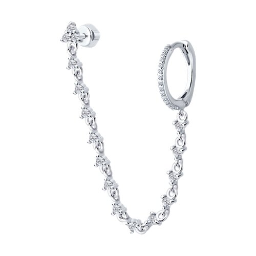 Серьга SOKOLOV - Серебро 925, Фианит (арт. 94170364)