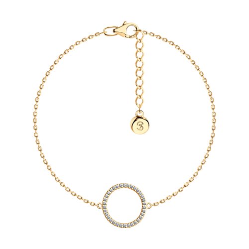 Браслет SOKOLOV - Серебро 925, Фианит (арт. 93050205)