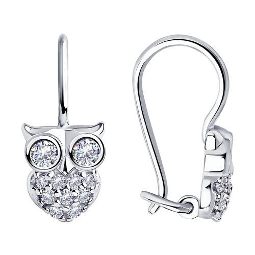 Серьги Diamant - Серебро 925, Фианит (арт. 94-120-01030-1)