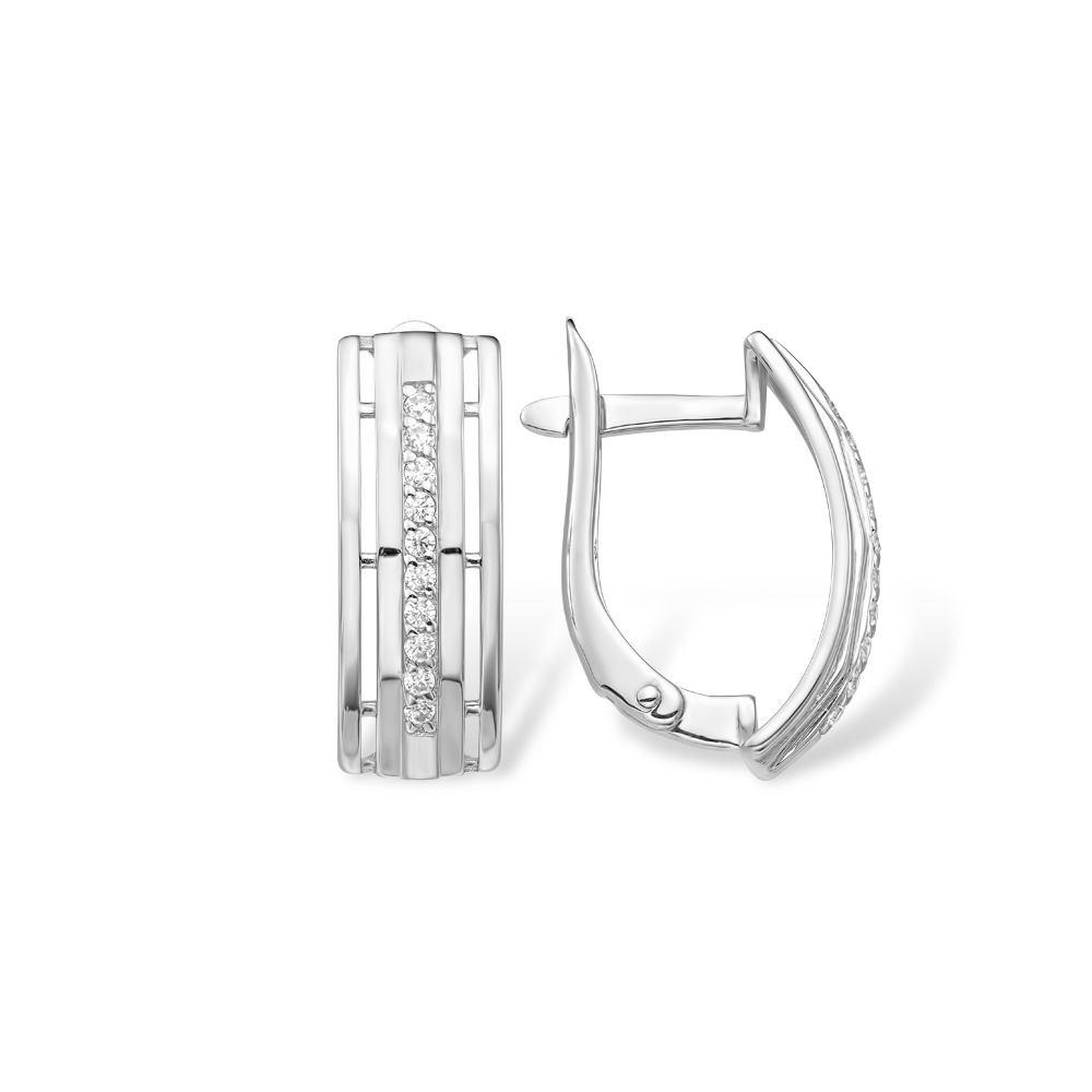 Серьги EFREMOV - Серебро 925, Фианит (арт. 12100113174-501)