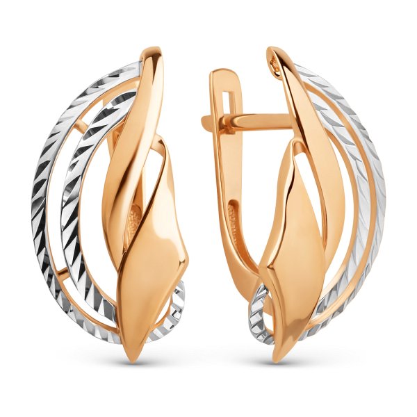 Серьги ЮФ Династия - Золото 585 (арт. 024442-1012)