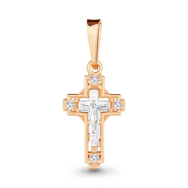 Подвеска Аквамарин - Серебро 925, Фианит (арт. 20484А.6)