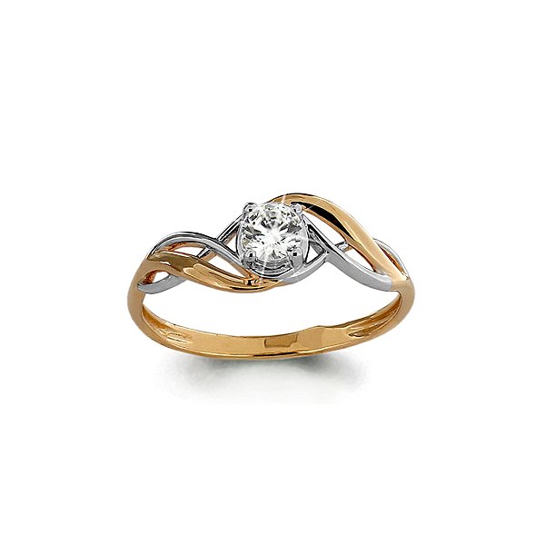 Кольцо Аквамарин - Золото 375, Фианит (арт. 660791.8)