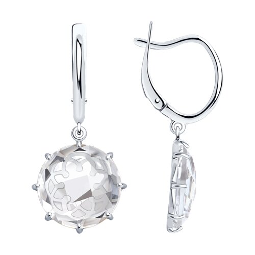 Серьги SOKOLOV - Серебро 925, Горный хрусталь (арт. 92022568)