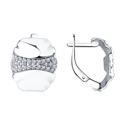 Серьги Diamant - Серебро 925, Фианит (арт. 94-120-00904-1)