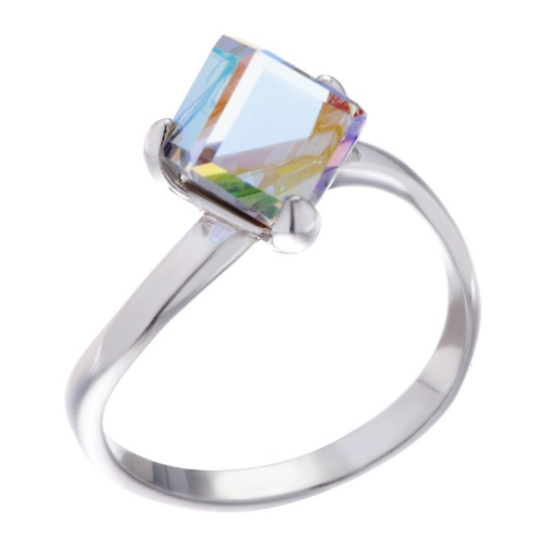 Кольцо Мастер Клио - Серебро 925, Swarovski (арт. 0072к-001АВ)