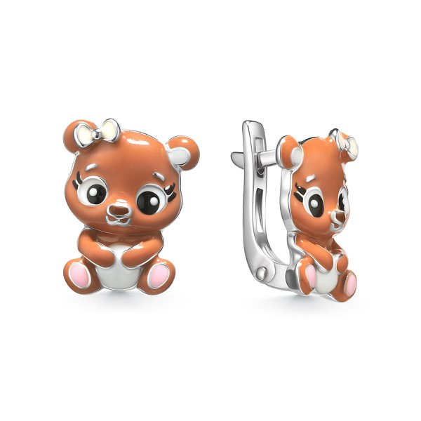 Серьги Мириада - Серебро 925, Эмаль (арт. 902022732)