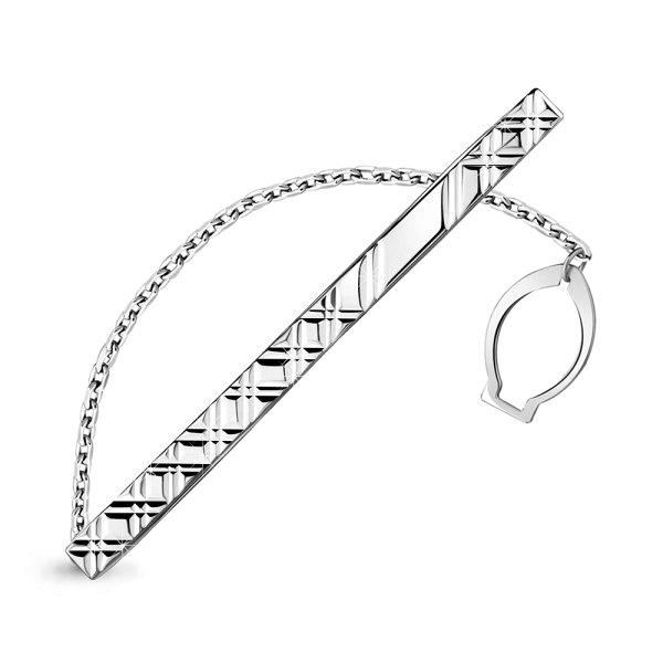 Зажим Аквамарин - Серебро 925 (арт. 70401.5)