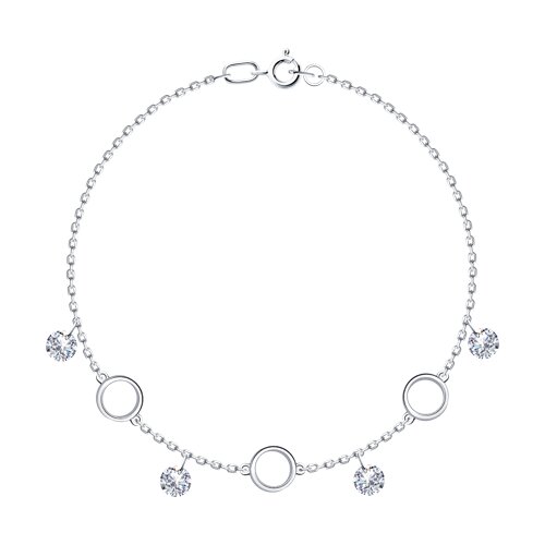 Браслет SOKOLOV - Серебро 925, Фианит (арт. 94050928)