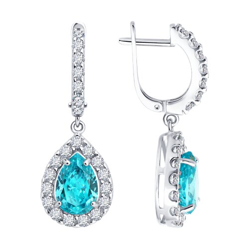 Серьги SOKOLOV - Серебро 925, Фианит (арт. 94027349)