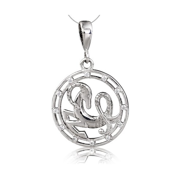 Подвеска Галатея - Серебро 925, Фианит (арт. 4204.1)