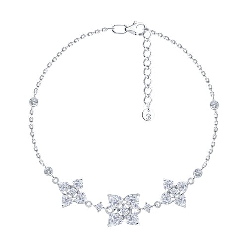 Браслет SOKOLOV - Серебро 925, Фианит (арт. 94051509)