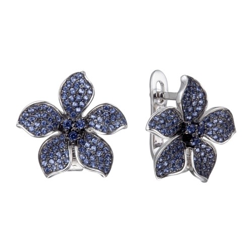 Серьги Мастер Клио - Серебро 925, Фианит (арт. 23С157255)