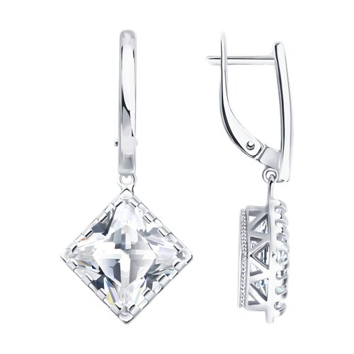 Серьги SOKOLOV - Серебро 925, Фианит (арт. 94027560)