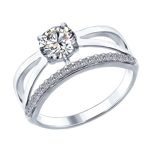 Кольцо SOKOLOV - Серебро 925, Фианит (арт. 94012322)