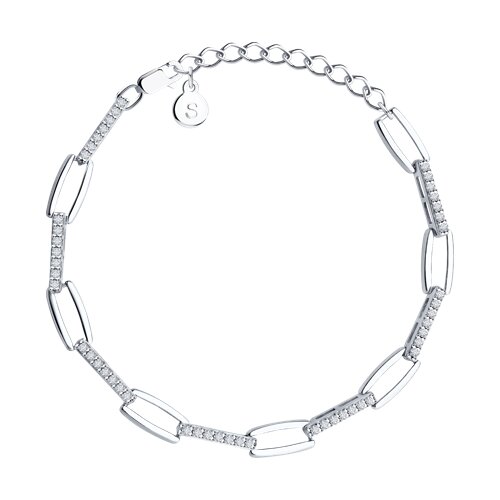 Браслет SOKOLOV - Серебро 925, Фианит (арт. 94050215)