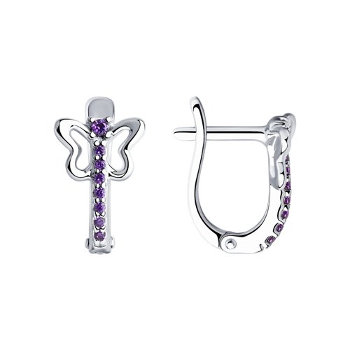 Серьги Diamant - Серебро 925, Фианит (арт. 94-120-01172-1)